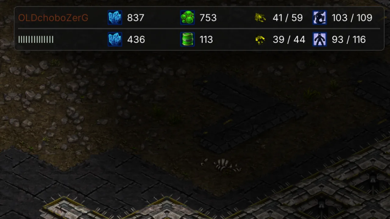 Live player economy bar (E)