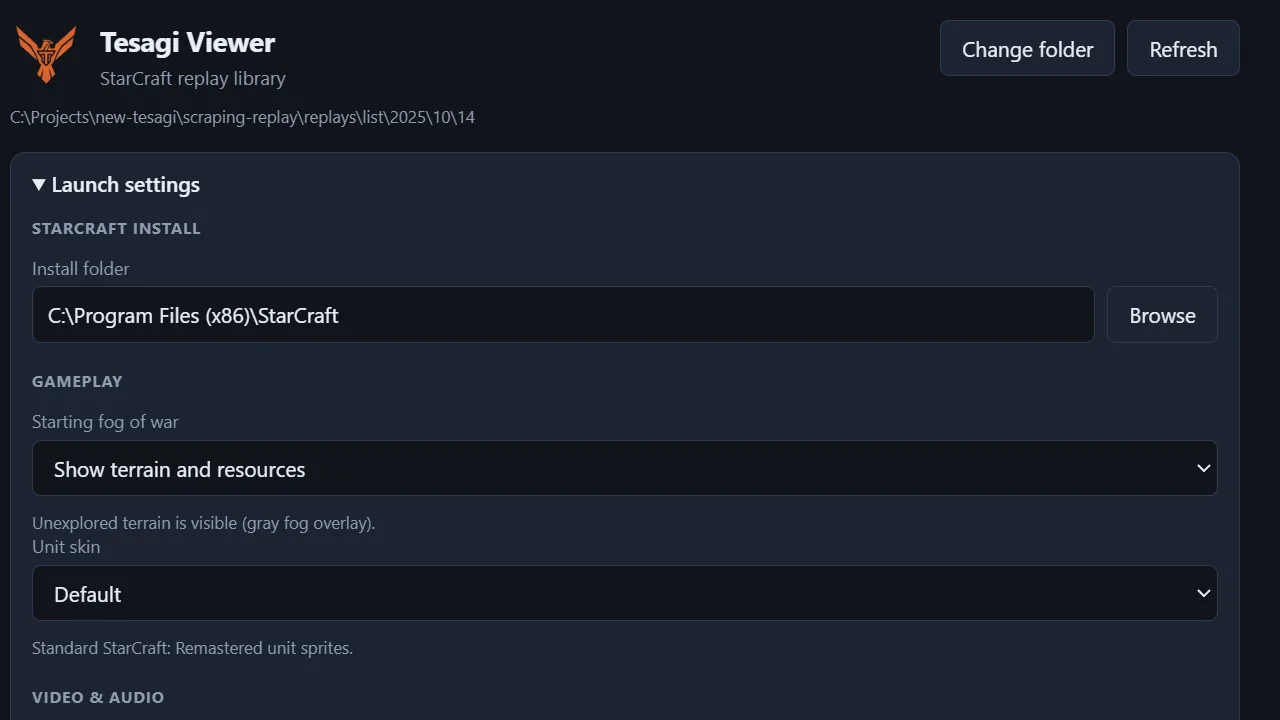 Launcher settings